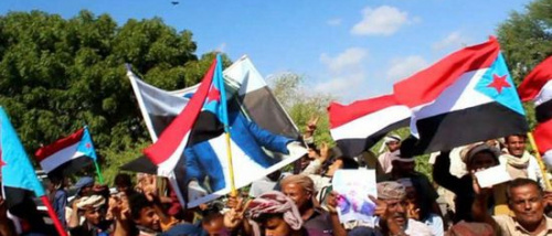 احتجاجات في كرش لحج ضد العدوان السعودي على الجنوب