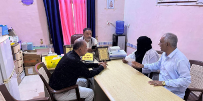 رئيس انتقالي أبين يتفقد سير العمل في عدد من المرافق الحكومية بالمحافظة