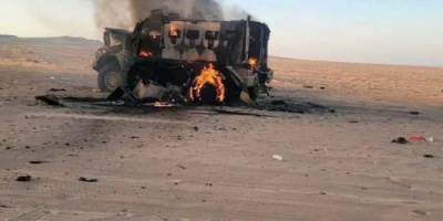 عاجل | الطيران السعودي يدمر رتلًا عسكريًا منهوبًا في وادي وصحراء حضرموت كان في طريقه إلى مأرب