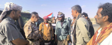 رئيس تنفيذية انتقالي أبين يتفقد النقاط الأمنية والعسكرية بأحور