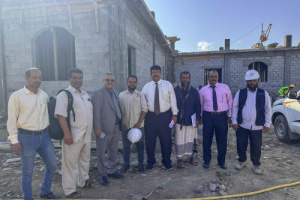 وكيل وزارة الزراعة والأسماك يتفقد الأعمال الإنشائية بمشروع تأهيل قسم الطب البيطري بكلية ناصر الزراعية 