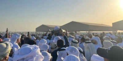 تشييع جثمان الرئيس علي سالم البيض في أبوظبي