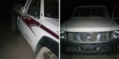 قوات الحزام الأمني تستعيد طقمًا منهوبًا وتضبط المتورطين بأبين