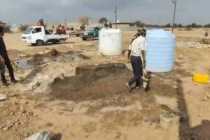 وحدة حماية الأراضي وقسم العوائق ينفذون حملة إزالة واسعة بمديرية البريقة