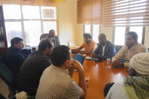 وكيل وزارة الزراعة والاسماك يلتقي ممثل مشروع الفاو في سقطرى