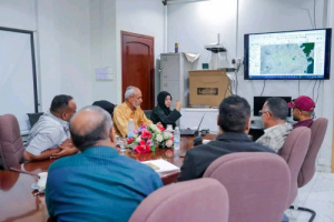 اجتماع لمناقشة إعداد قاعدة بيانات مكانية باستخدام نظام (GPS) بالعاصمة عدن