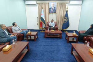 أمانة الانتقالي تبحث تعزيز التنسيق مع الصليب الأحمر