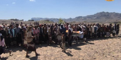 تشييع جثمان الشهيد البطل عبدالجليل الحوشبي في لحج