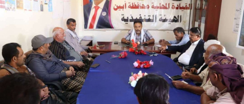 أبين..الحييد يلتقي رؤساء الهيئات التنفيذية لمناقشة التحضيرات لمليونية السبت القادم