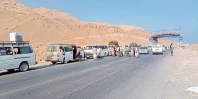 منع متظاهري بروم ميفع من التحرك إلى المكلا