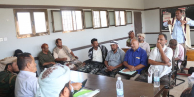 المكتب التنفيذي بمديرية كرش القبيطة يعقد اجتماع دورته الاعتيادية الأولى للعام 2026م