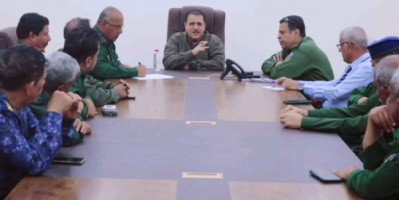 العميد جبر يترأس اجتماعاً أمنياً بنواب مدراء أقسام الشرطة بالعاصمة عدن