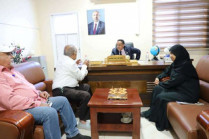 الحالمي وباحشوان يبحثان سير عمل نقابة الصحفيين الجنوبيين