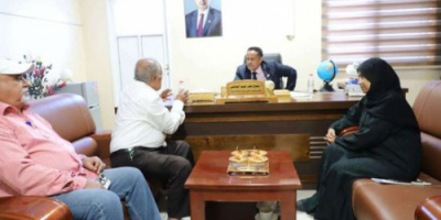 الحالمي وباحشوان يبحثان سير عمل نقابة الصحفيين الجنوبيين