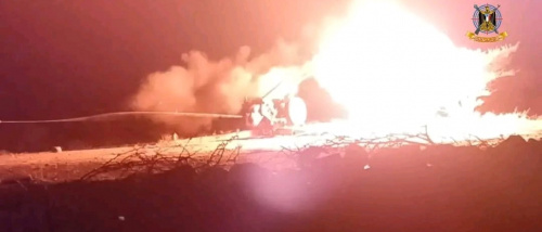 قصف مدفعي يستهدف تجمع آليات حوثية شمال الضالع ويكبدها خسائر كبيرة