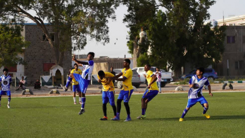 الأمن الوطني أبين يتجاوز طوق عدن بصعوبة في بطولة الأمن الوطني الرمضانية لكرة القدم