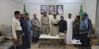 السلطة المحلية بسقطرى تكرم قائد قوة 808 للدعم والإسناد السلف بالمحافظة وتستقبل خلفه الجديد