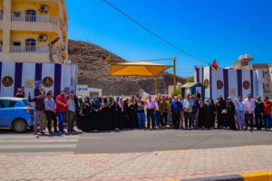 قيادة وكوادر الأمانة والجمعية تواصل اعتصامها لليوم الثالث وتؤكد الثبات ومواصلة أداء واجبها الوطني