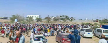 تشييع جثمان الشهيد عبدالسلام الشبحي في لحج