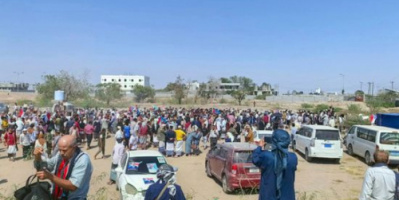 تشييع جثمان الشهيد عبدالسلام الشبحي في لحج