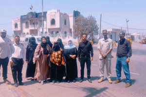 كوادر خارجية الانتقالي بوقفة احتجاجية على إغلاق مقر المجلس