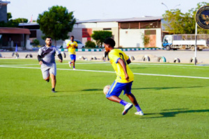 الأمن الوطني أبين يكتسح مكتب القائد بثمانية أهداف نظيفة ويتأهل إلى نصف نهائي بطولة قوات الأمن الوطني الرمضانية