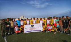 اللواء الأول دعم وإسناد يكتسح الفرقة الرابعة عمالقة بخماسية ويبلغ نهائي بطولة الأمن الوطني الرمضانية