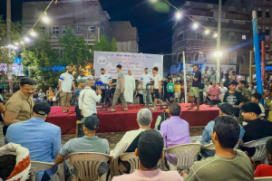 بن جرادي يفتتح بطولة القوة ومصارعة الذراعين (الريست) في مديرية صيرة بعدن