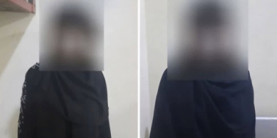 شرطة بئر فضل بعدن تلقي القبض على فتاتين متهمتين بسرقة مواطن مصري