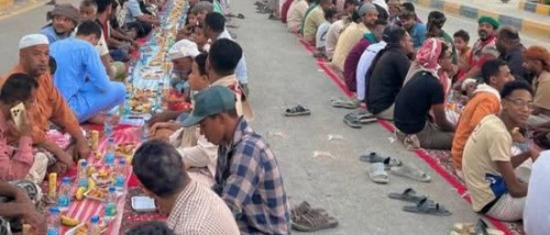 إفطار جماعي في سيئون صدقة على أرواح شهداء القوات الجنوبية