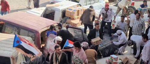 استمرار الحملة الشعبية لرفد جبهات الضالع بقوافل إفطار رمضانية