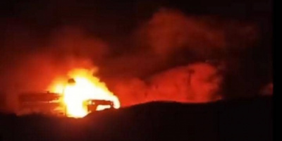 احتراق سيارة في قرية عدينة حمادة بمديرية الأزارق&hellip; ومناشدة لرجال الخير لدعم المتضرر