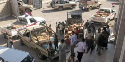 أبناء جحاف يسيرون أولى قوافلهم لإفطار المرابطين إلى جبهات الضالع تأكيدًا على استمرار الدعم الشعبي للمقاتلين