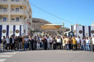 كوادر الأمانة العامة لـالانتقالي تواصل التصعيد السلمي