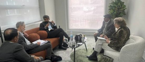 ممثل رئيس المجلس الانتقالي  للشؤون الخارجية يستعرض التطورات في الجنوب مع صحفيين بريطانيين