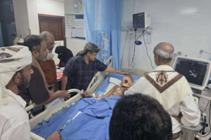 الحالمي يزور رئيس تنفيذية انتقالي مودية بعد إصابته في محاولة اغتيال