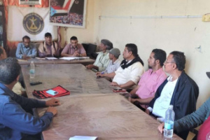 تنفيذية انتقالي الحصين تناقش مستجدات الأوضاع في الجنوب