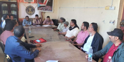 تنفيذية انتقالي الحصين تناقش مستجدات الأوضاع في الجنوب