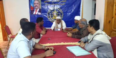 تنفيذية انتقالي مديرية سيئون تعقد اجتماعها الدوري لشهر أبريل وتناقش الأوضاع بالمحافظة