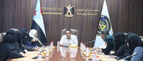 الحالمي يبحث برامج هيئة المرأة والطفل بـالانتقالي