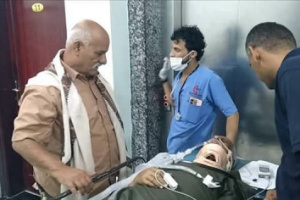 أمصاد يزور رئيس تنفيذية انتقالي مودية ويطمئن على حالته الصحية عقب محاولة اغتيال