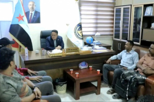 الحالمي يلتقي اعضاء من الهيئة المساعدة للوادي ويشيد بثبات وصمود أبناء حضرموت