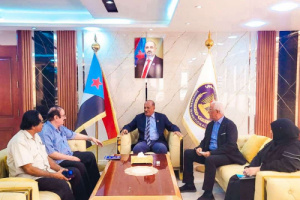 هرهرة وعسكر يؤكدان أهمية تعزيز التماسك وتطوير العمل المؤسسي في المجلس الانتقالي الجنوبي