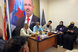 انتقالي العاصمة عدن يتفقد سير العمل التنظيمي في مديرية صيرة