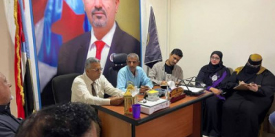 انتقالي العاصمة عدن يتفقد سير العمل التنظيمي في مديرية صيرة