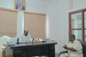 رئيس تنفيذية انتقالي حضرموت يلتقي رئيس كتلة الجمعية الوطنية بالمحافظة لتعزيز العمل المؤسسي والتنسيق المشترك