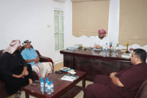 الجفري يطلع على نشاطات القيادة المحلية للمجلس الانتقالي بالمكلا