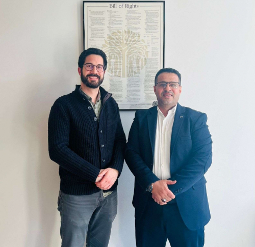 ممثل المجلس الانتقالي في المانية يلتقي كبير مستشاري مؤسسة بيرغهوف