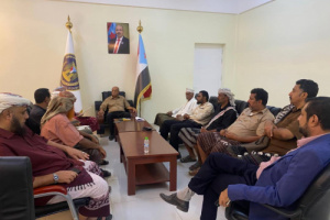 رئيس مجلس المستشارين يستقبل قيادة الاتحاد العام لقبائل الجنوب بمقر الجمعية العمومية في العاصمة عدن