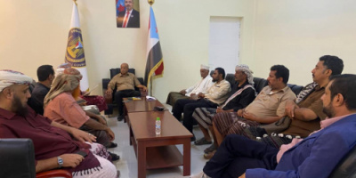 رئيس مجلس المستشارين يستقبل قيادة الاتحاد العام لقبائل الجنوب بمقر الجمعية العمومية في العاصمة عدن